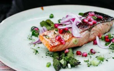 Chef Barb’s Happy Salmon and Mango Salsa: Dopamine Booster!